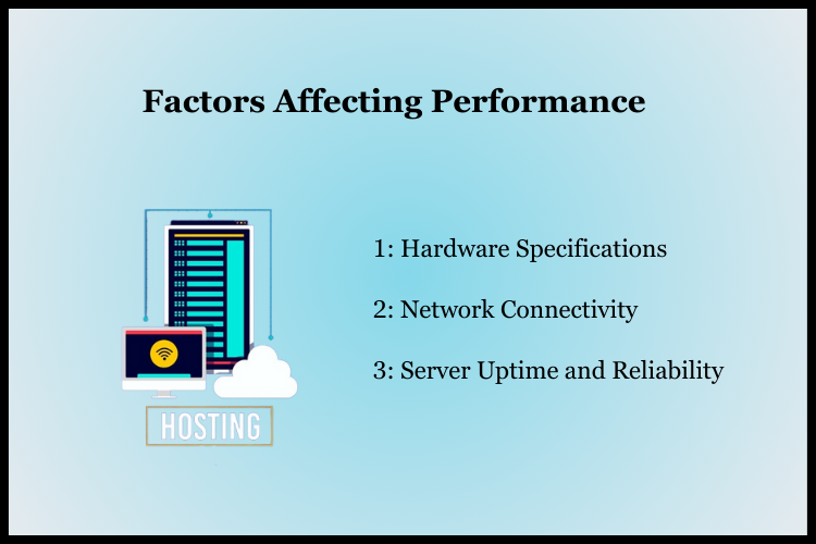 factors affecting performance in VPS Hosting